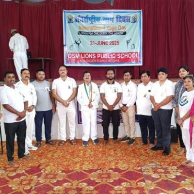 Yoga Day DSM Lions Public School